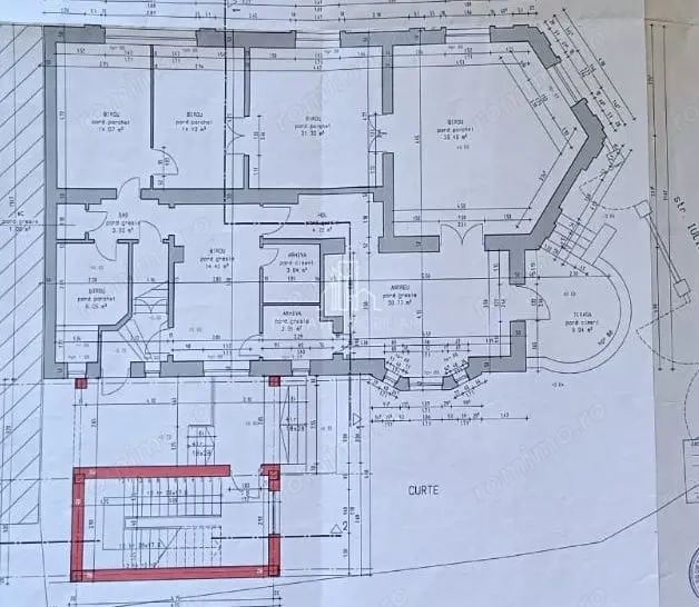 e4d00913e654fad7c04875a5244156dc Spatiu Comercial /Birouri 250 Mp Curte Proprie, Str Cuza Voda, Central - Image 1